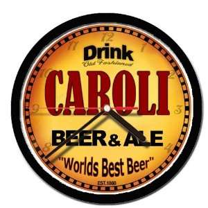  CAROLI beer and ale cerveza wall clock 