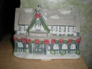 PartyLite tealight house Christmas village 95 Candle Shop  