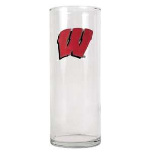   Badgers NCAA 9 Flower Vase   Primary Logo by Great American Products