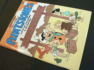 Flintstones Dude Ranch Giant Coloring Book 1984  