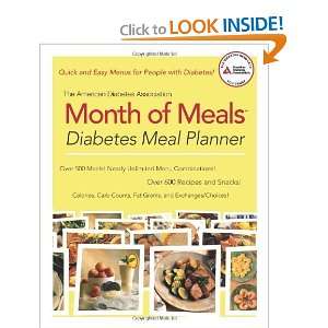 The American Diabetes Association Month of Meals Diabetes Meal Planner 