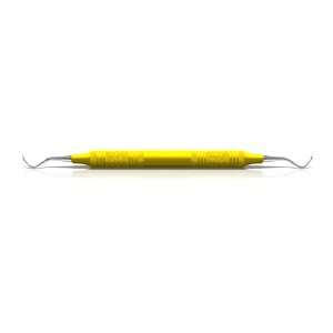 American Eagle #3/4 Rules Curette with 3/8 EagleLite Resin Yellow 