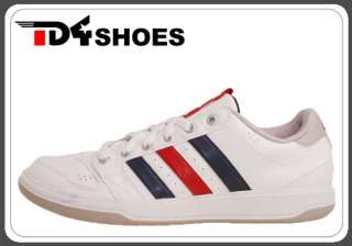 Adidas Oracle V White Navy Red 2012 New Mens Vintage Tennis Shoes 