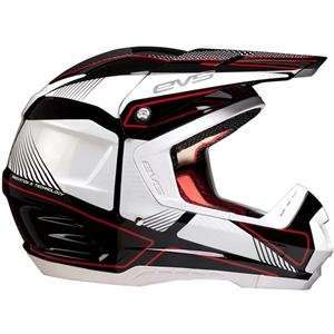  EVS Vortek T5 Lines Helmet   2X Large/White Automotive