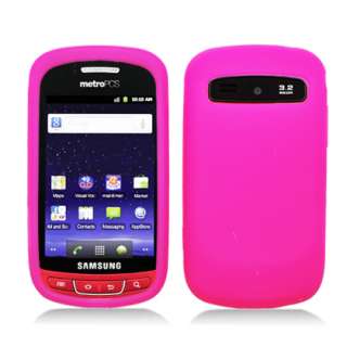 Samsung Admire R720 Silicon soft Gel rubber case skin Pink Metro PCS 