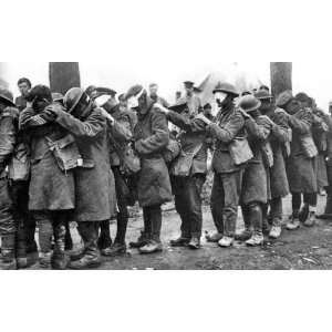  British Troops Blinded By Tear Gas Await Treatment 1918 8 