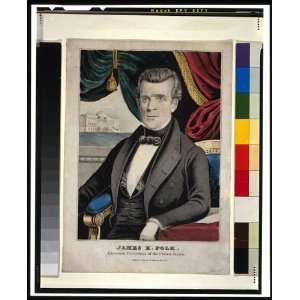   Reprint James K. Polk   eleventh president of the United States 1866