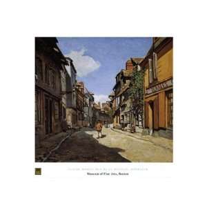  Rue de la Bavolle Finest LAMINATED Print Claude Monet 