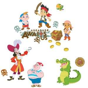   Junior Jake and the Neverland Pirates Peel and Stick Wall Decals
