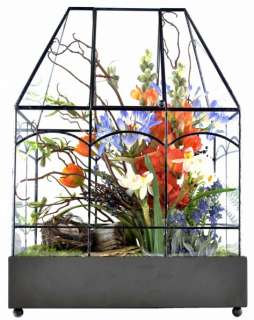 Terrarium Wardian Display Case Metal Glass Plants Gift Decor Holiday 