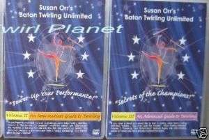 Baton Twirling DVD Set 2 & 3 Inter Adv How To Twirl Orr  