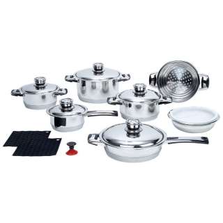 Chefs Secret 16pc 7 Ply Surgical Stainless Steel Cookware Set $325.95 