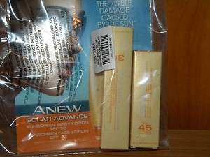 Avon Anew Solar Advance Face and Body Care Trial Size 094000657630 