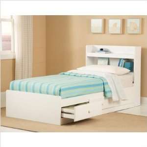  Bundle 91 My Space, My Place Storage Bed in White