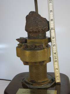 Nautical Antiques LAMP S.S. SAN JOSE BRASS RECOVERED  