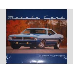  Muscle Cars 16 Month 2011 Mini Wall Calendar Office 
