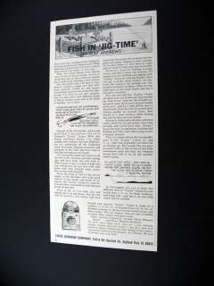 Johnson Lucky Lujon Lure Fishing Tips 1967 print Ad  