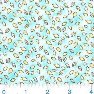  45 Wide Garden Delight Tiny Petals Mint Fabric By The 