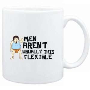  Mug White  Men arent usually this flexible  Adjetives 