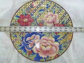 Vintage Toyo Floral Plate Platter Japan  