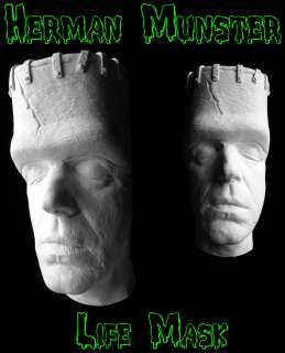 Fred Gwynne Herman Munster Frankenstein Life Mask Bust The Munsters 