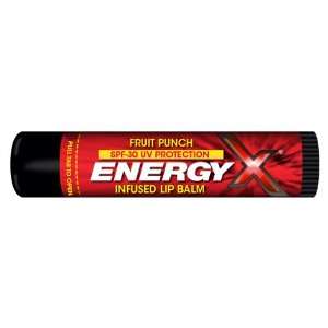  Energy X Fruit Punch Lip Balm with SPF 30 Health 