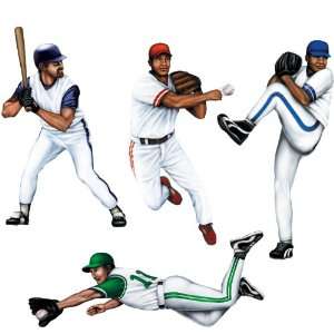  Lets Party By Beistle Company 20 Assorted Baseball Cutouts 