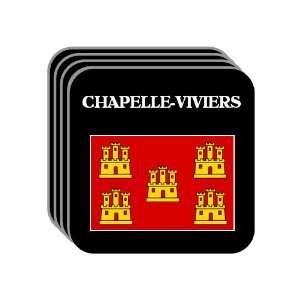 Poitou Charentes   CHAPELLE VIVIERS Set of 4 Mini Mousepad Coasters