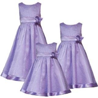 24. Rare Editions TWEEN GIRLS 7 16 LILAC PURPLE WHITE FLOCK DOT MESH 