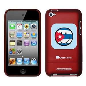  Smiley World Cuban Flag on iPod Touch 4g Greatshield Case 