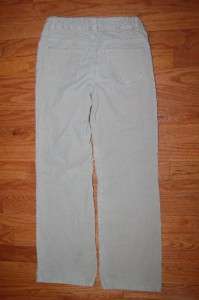 Girls Cherokee khaki fine wale corduroy jeans pants slacks 12  