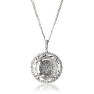  Suzanne Kalan Vitrine White Topaz and Diamond Necklace 