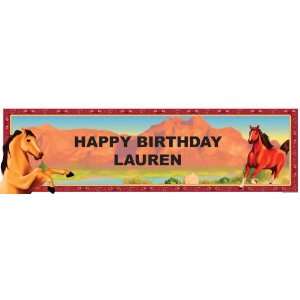  Horse Power Personalized Birthday Banner Standard 18 x 61 