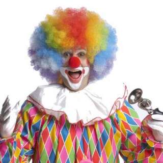 NEW Jumbo Clown Rainbow Afro Wig for Halloween Costume  