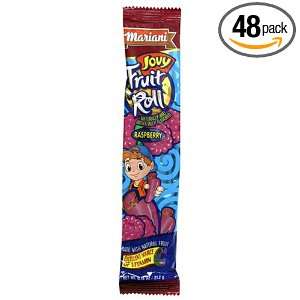 Mariani Raspberry Fruit Roll, 0.75 Ounce Units (Pack of 48)  