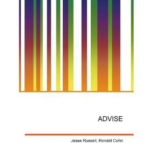  ADVISE Ronald Cohn Jesse Russell Books