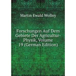   Volume 19 (German Edition) (9785874031060) Martin Ewald Wollny Books