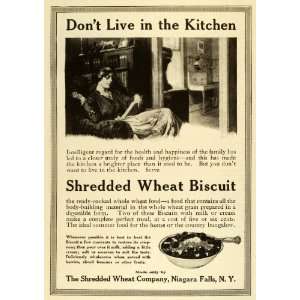  1916 Ad Shredded Wheat Biscuit Cereal Breakfast Healthy 