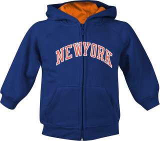 New York Knicks Youth Full Zip Hooded Sweatshirt  
