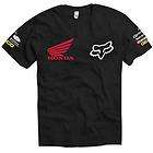 Fox Racing HONDA Factory Tee Shirt Mens BLACK Motocross Supercross 
