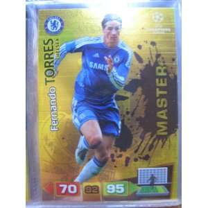 Fernando Torres Master Rare Card Panini Adrenalyn Champions League 