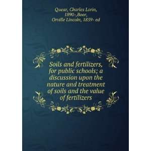  of fertilizers, Charles Lorin Boor, Orville Lincoln, Quear Books