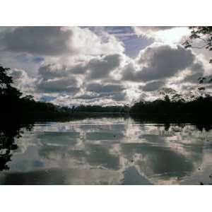  Clouds over  River,  River Basin, Peru 