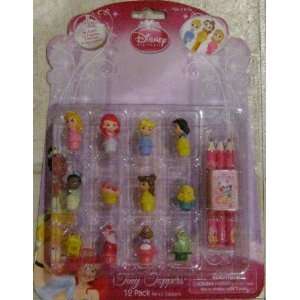   Disney Princess Tiny Toppers 12 Pack Pencil Toppers Set Toys & Games