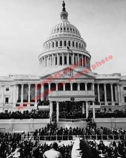 President JOHN F KENNEDY JFK Sworn In US CAPITOL Photo  