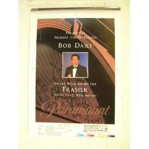  Bob Daily   Artist Trade Ad Proof Fraiser WGA Award 
