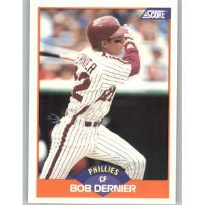  1989 Score #357 Bob Dernier   Philadelphia Phillies 