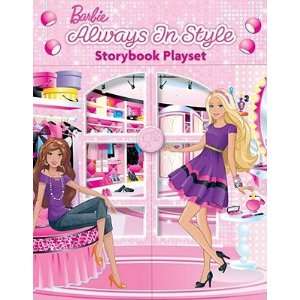  Barbie Always in Style Storybook Playset [With Flip Book 