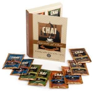 David Rio Legends of Chai,4 Flavor Variety Pack, 12 Count Box  