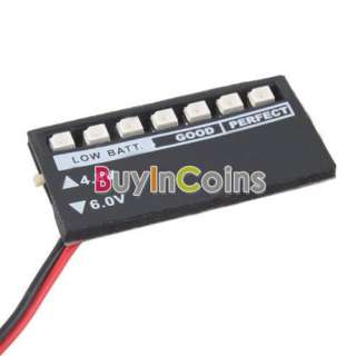 RC Model 7 LED Battery Voltage Indicator Monitor For Car Helicopter 